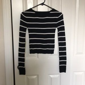 Prince and Fox Black and White Long Sleeve top